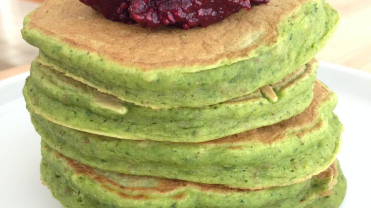 toddler snacks spinach pancakes