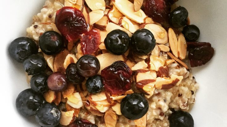 Easy Protein Oatmeal Pilates Happy Hour