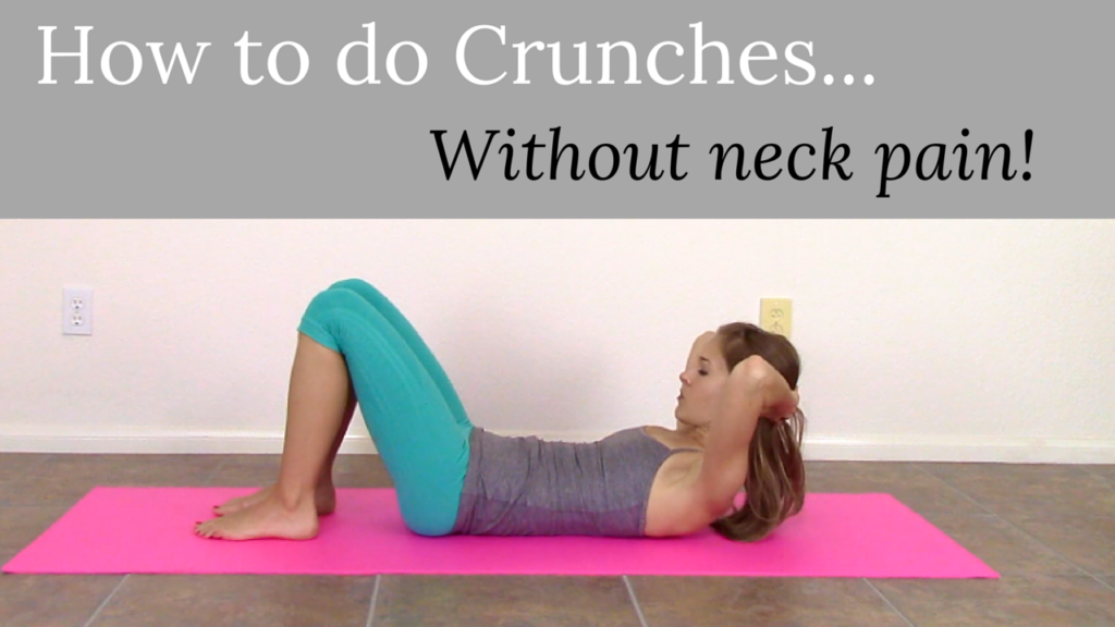 how to do crunches