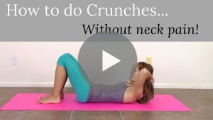 how to do crunches